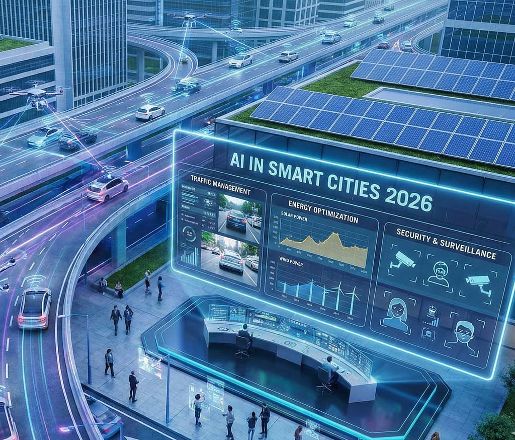 AI in Smart Cities 2026: Traffic, Energy, and Security Management