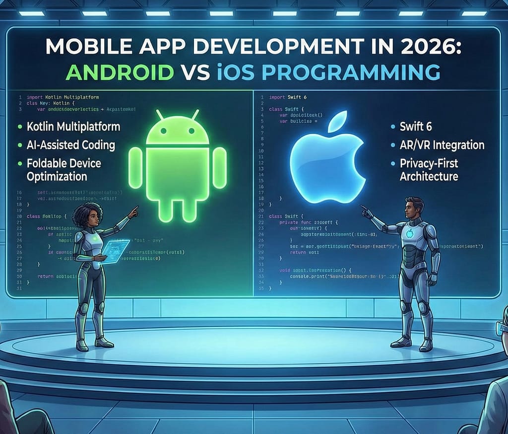 Mobile App Development in 2026: Android vs iOS Programming