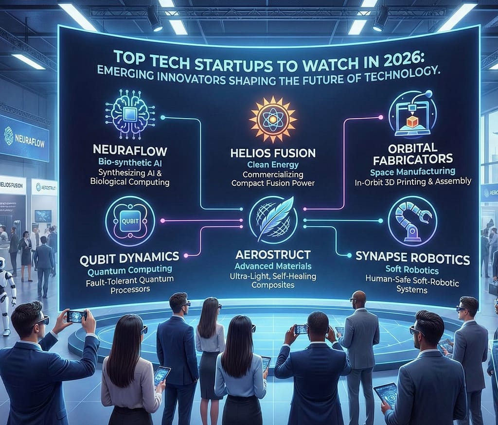 Top Tech Startups to Watch in 2026: Emerging Innovators Shaping the Future of Technology